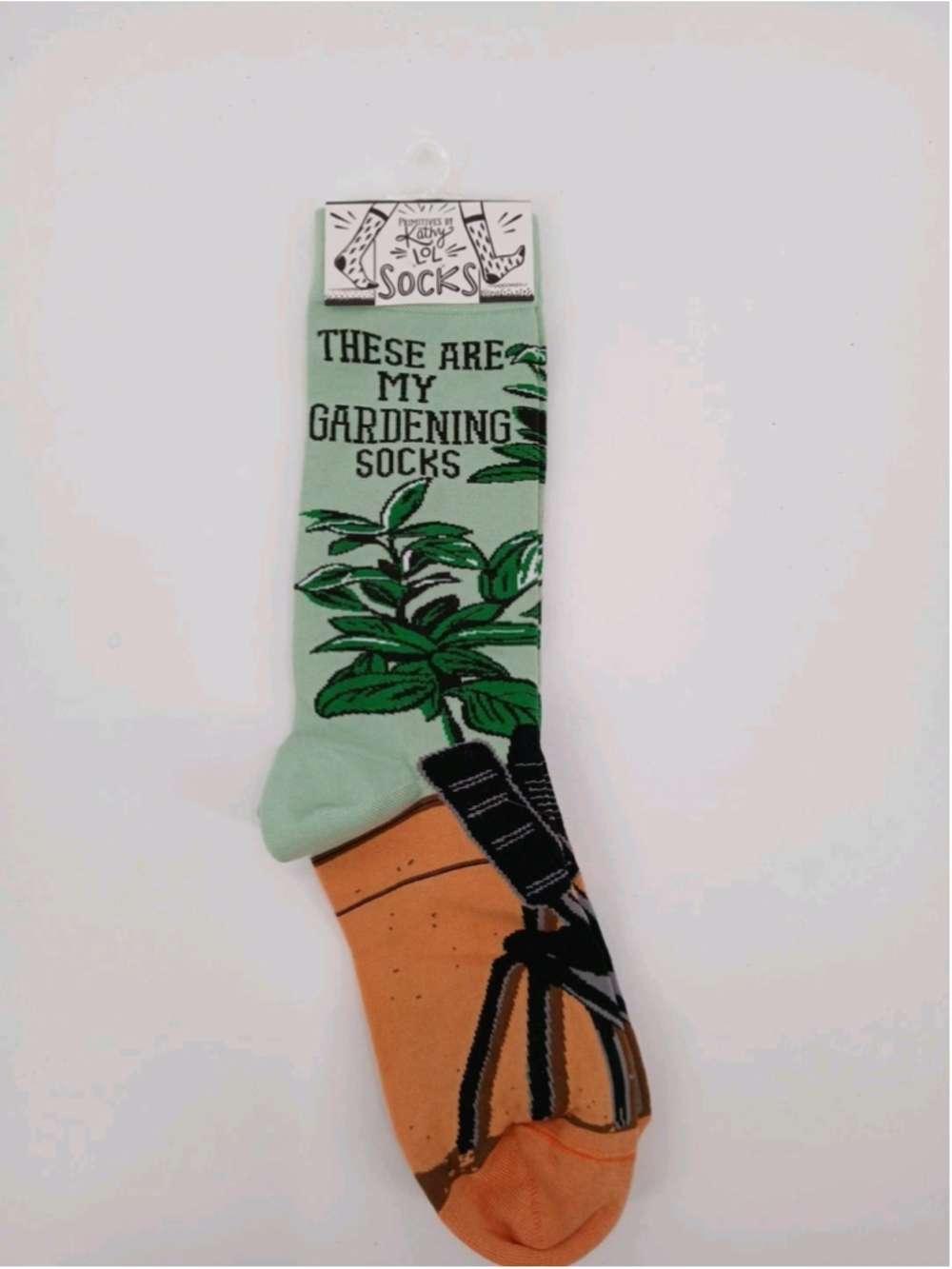 Primitives by Kathy LOL Socks ~ These Are My Gardening Socks NEW
